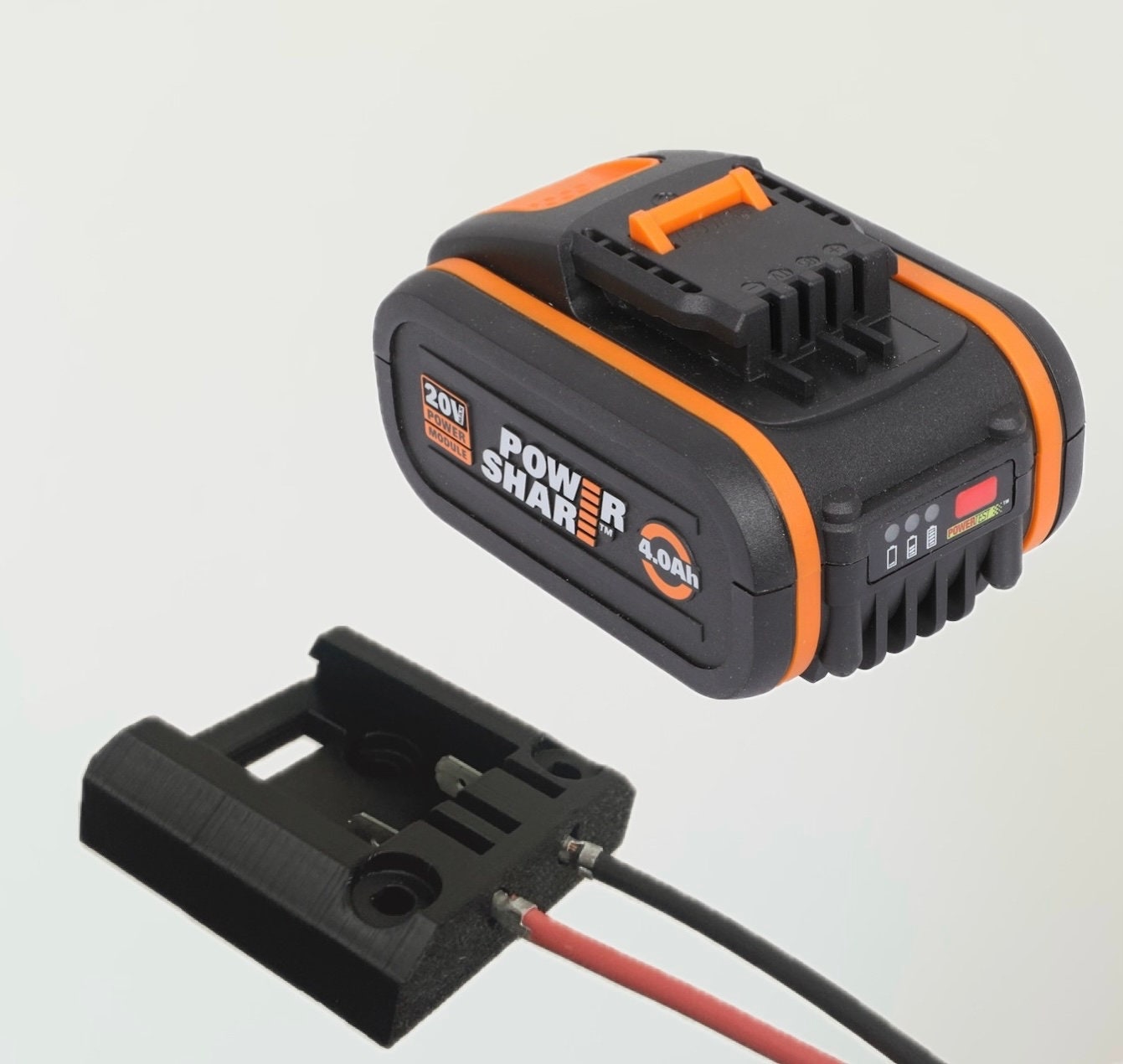 Worx 20V power share EU/Global Version battery adapter power dock 12ga copper wires