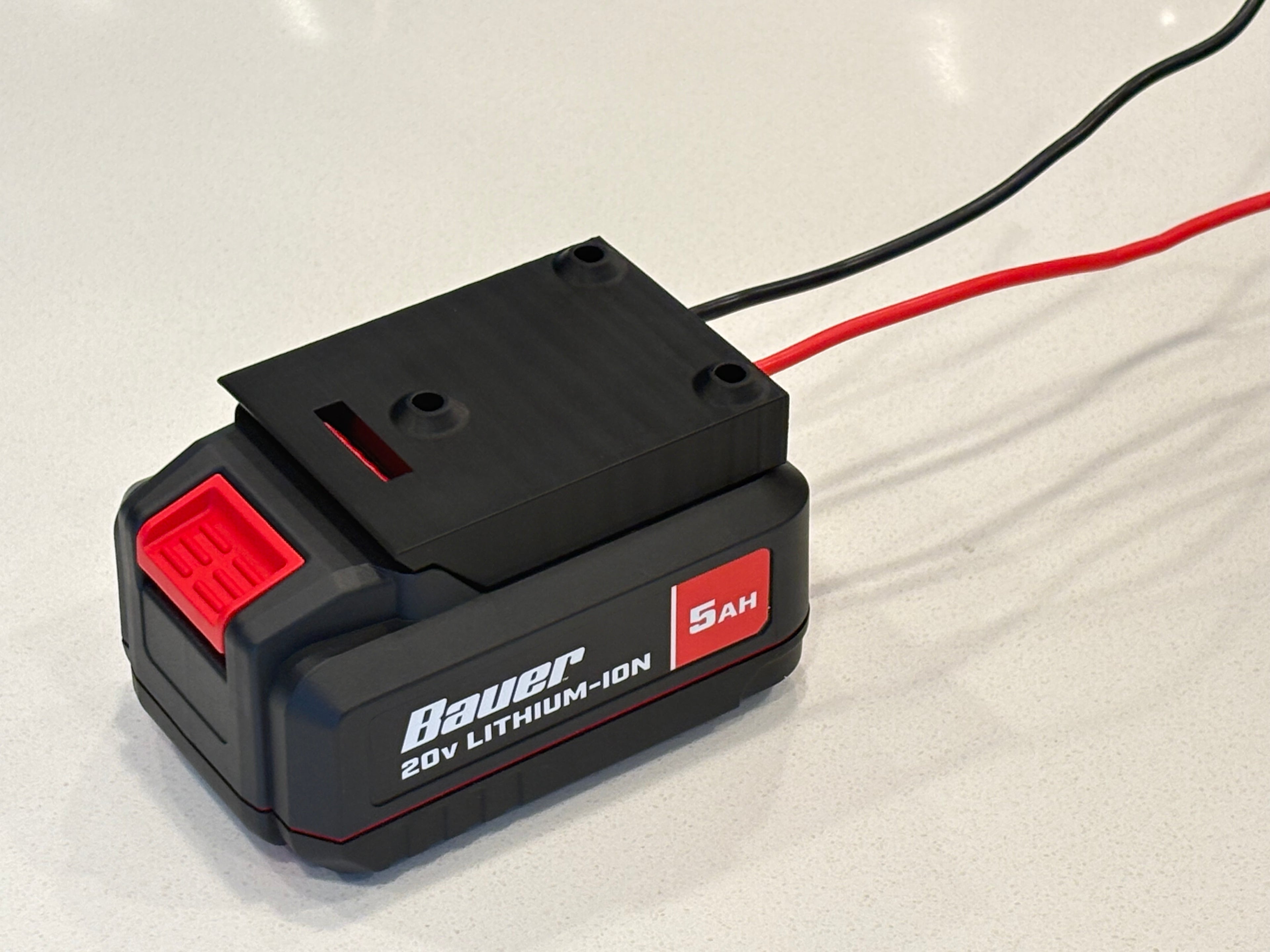 Bauer 20v battery dock | adapter | mount | connector